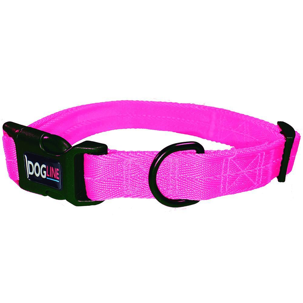 DogLine Collar de Nylon Chico / Rosa