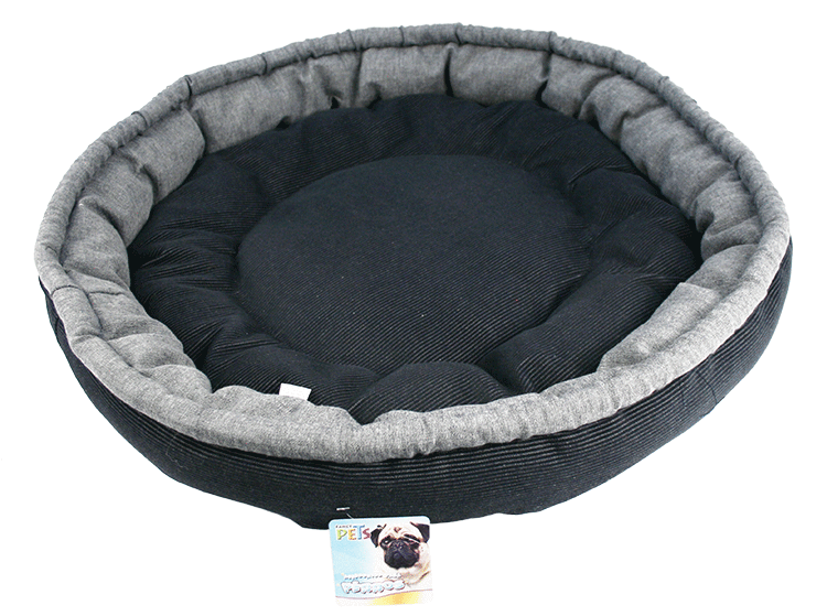 Fancy Pets Cama Economica Redonda (Telas Surtidas)