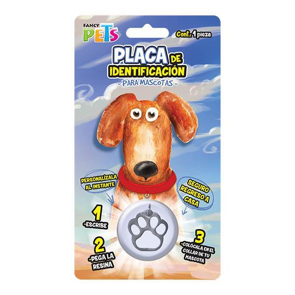 Fancy Pets Placa de Identificación - Huellita