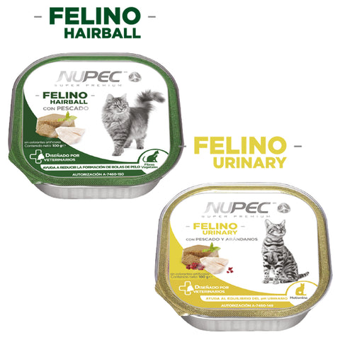 Caja Alimento Húmedo - Felino Urinary y Hairball